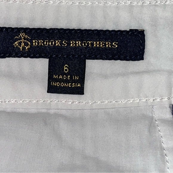 Brooks Brothers Blue and White Striped Shorts Size 6 - Picture 10 of 13